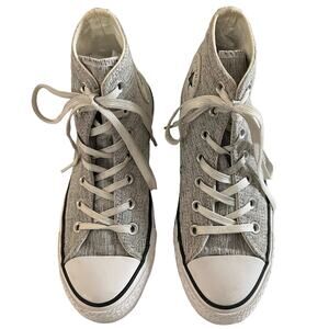Converse Gray with Silver Sparkle, Women's Size 7